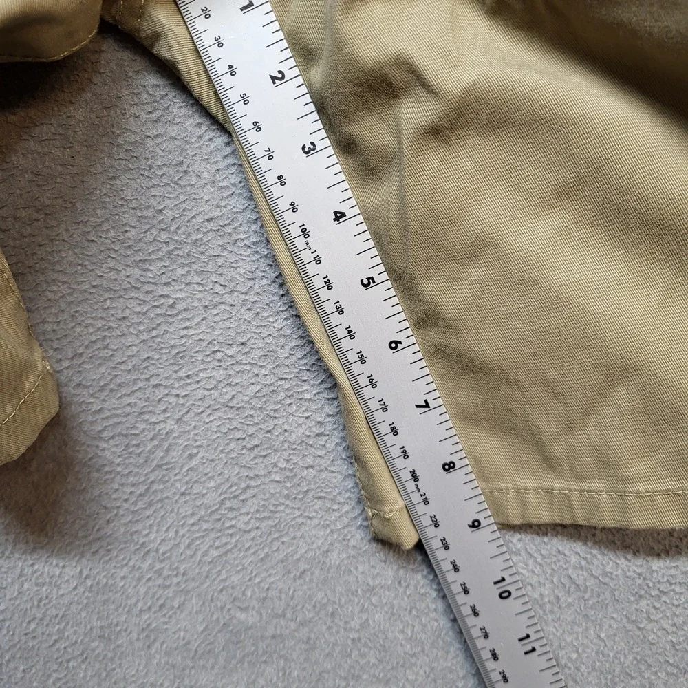 Quiksilver Men Shorts 34 Khaki Chino Twill Casual 9